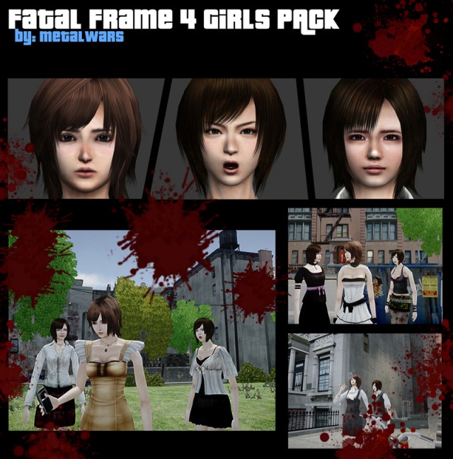 Fatal Frame 4 Girls Pack
